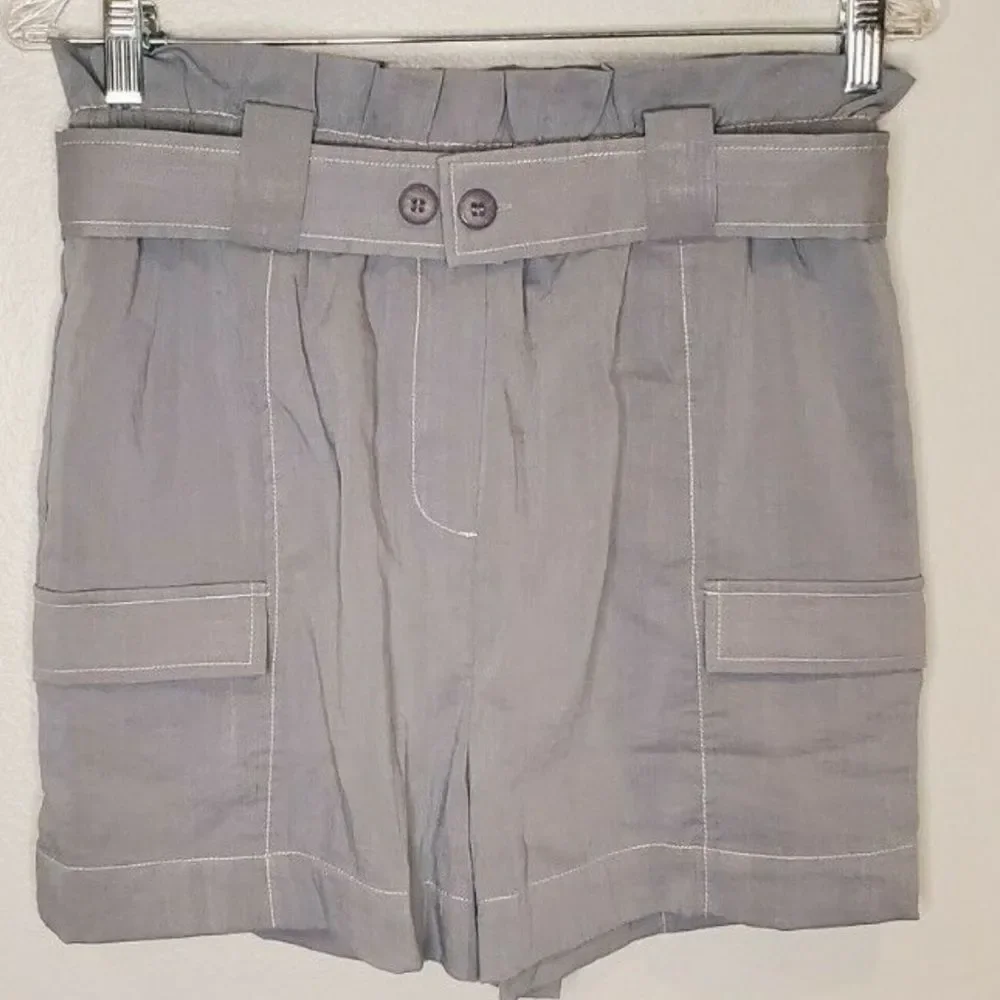 Moon River Anthropologie Size X Small Women's Shorts Blue Paperbag Waist